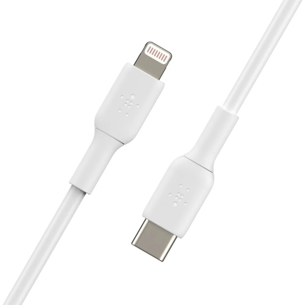 Belkin Boost Charge USB-C Cable With Lightning Connector 2M - White - Image 2