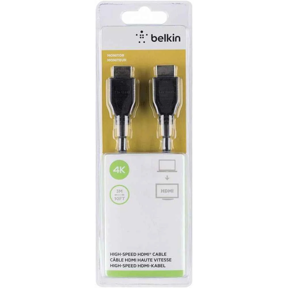 Belkin-HDMI TO HDMI Cable 3 MTR F3Y017BT3M-BLKK - Image 2