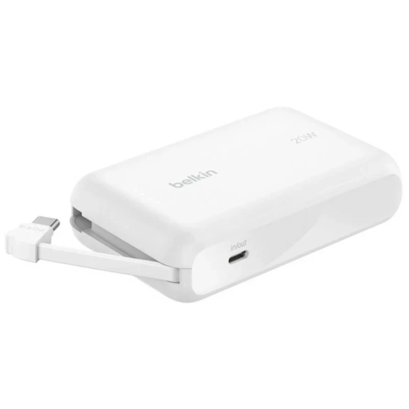 Belkin Power Bank With Cable - USB-C / 10,000mAh / White - Image 3