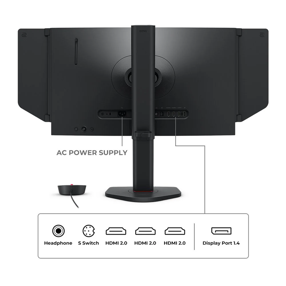 BenQ 24″ Zowie XL2566X+ 400Hz Fast TN FHD DyAc2 Adjustable Gaming Monitor - Image 5
