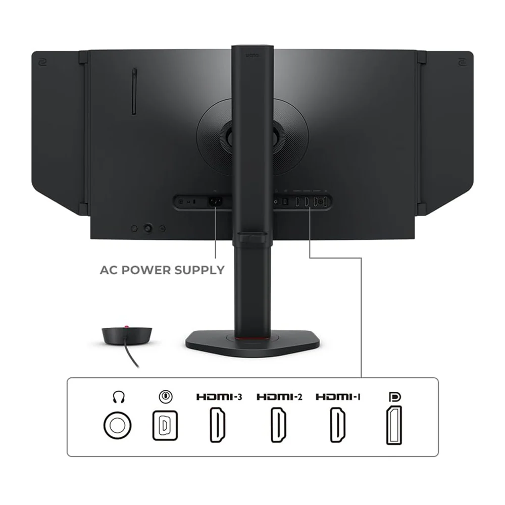 BenQ 24″ Zowie XL2586X+ 600Hz Fast TN FHD DyAc2 HDMI 2.1 Adjustable Gaming Monitor - Image 6