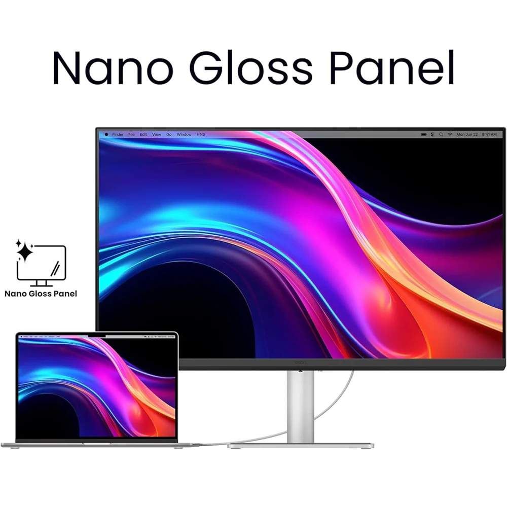 BenQ 27″ MA270UP 4K Glossy Monitor for MacBook Pro and MacBook Air with USB-C 90W Speakers - Image 2