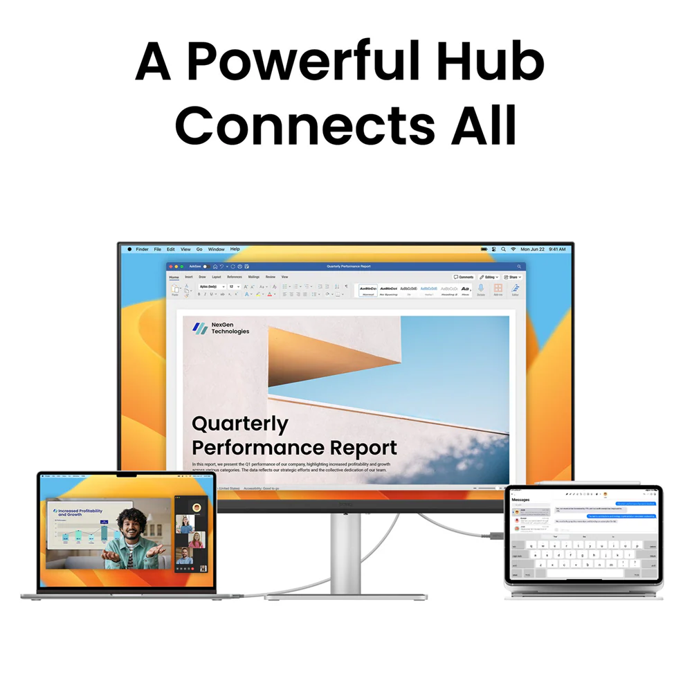 BenQ 27″ MA270UP 4K Glossy Monitor for MacBook Pro and MacBook Air with USB-C 90W Speakers - Image 4