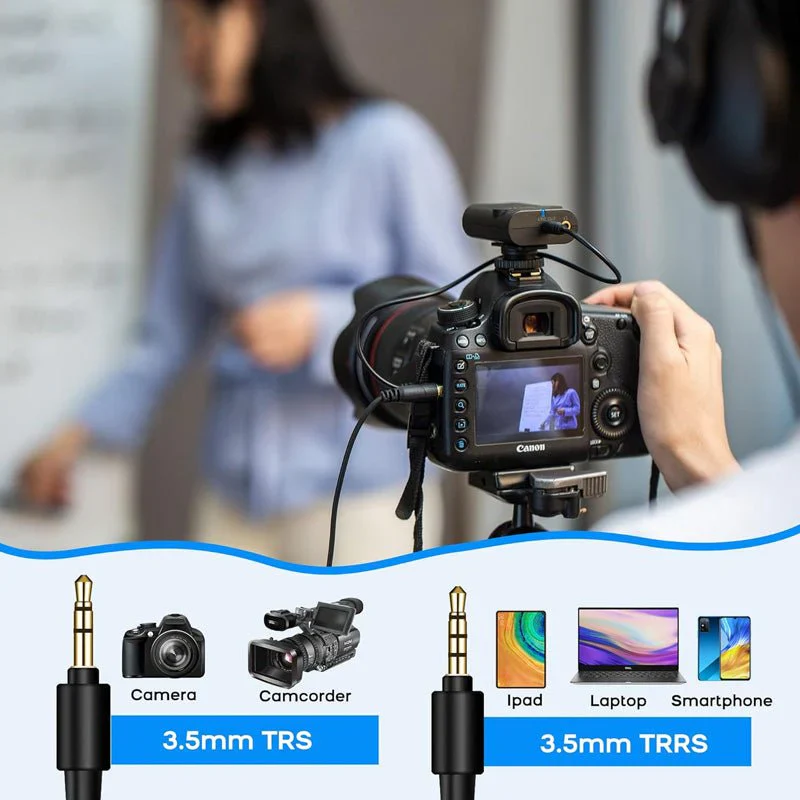 BOYA BY-WM4 PRO K1 Dual Channel 2.4G Wireless Studio Condenser Microphone Lavalier Interview Mic For DSLR Cameras - Image 3