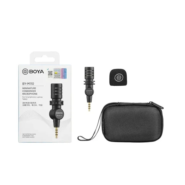 Boya Miniature Condenser Smartphone Mic With 3.5Mm Jack - Image 6
