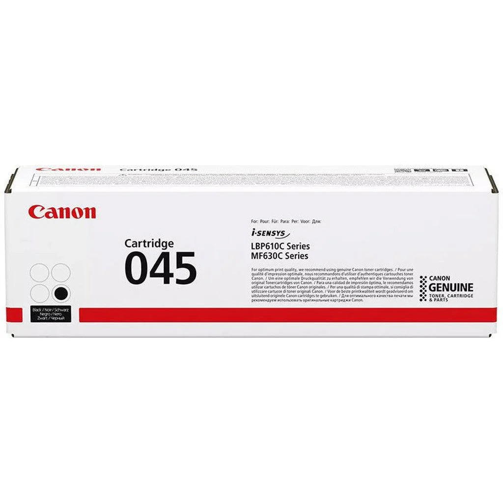 Canon 045Bk Black (1242C002) Toner Cartridge Low
