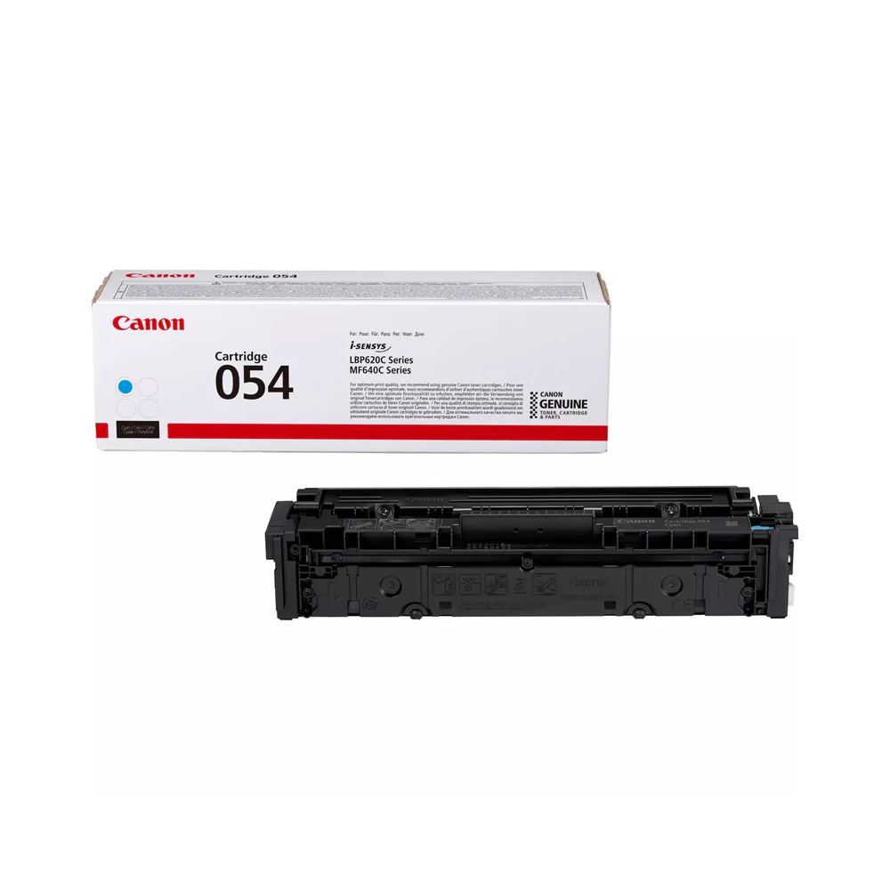 Canon 054 Cyan Toner Cartridge – 1.2K Pages / Cyan Color / Toner Cartridge - Image 2