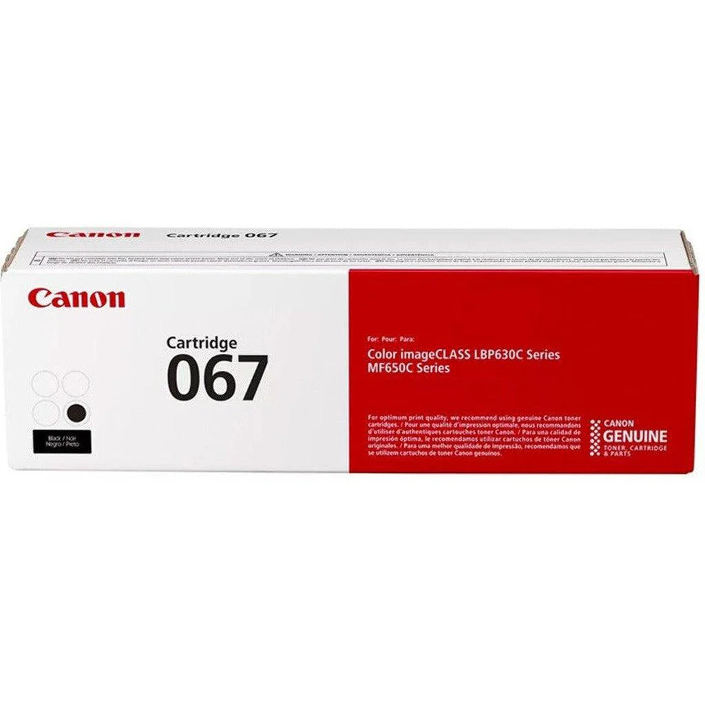 Canon 067 Toner Cartridge – 1350 Pages/ Black Color/ Toner Cartridge