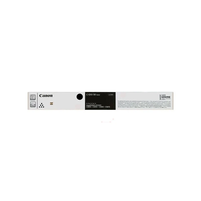 Canon C-EXV 58 Black Toner Cartridge - Image 2