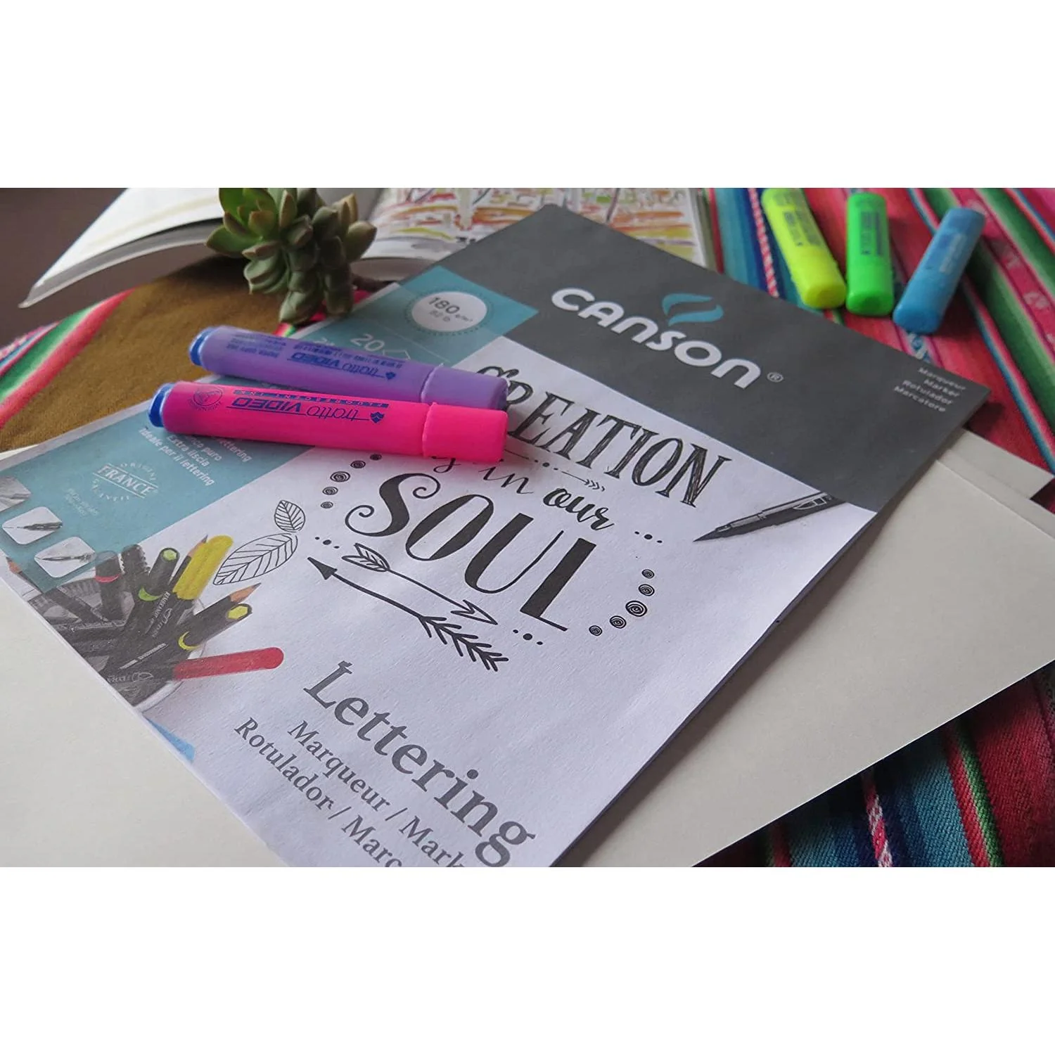 Canson Block Lettering Paper Pad - Image 3