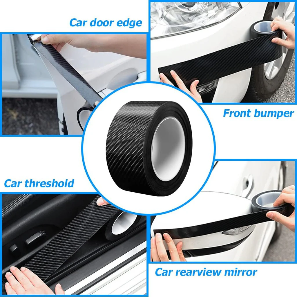 Car Door Step Edge Tape Black (3Cm*10Mtrs) - Image 2