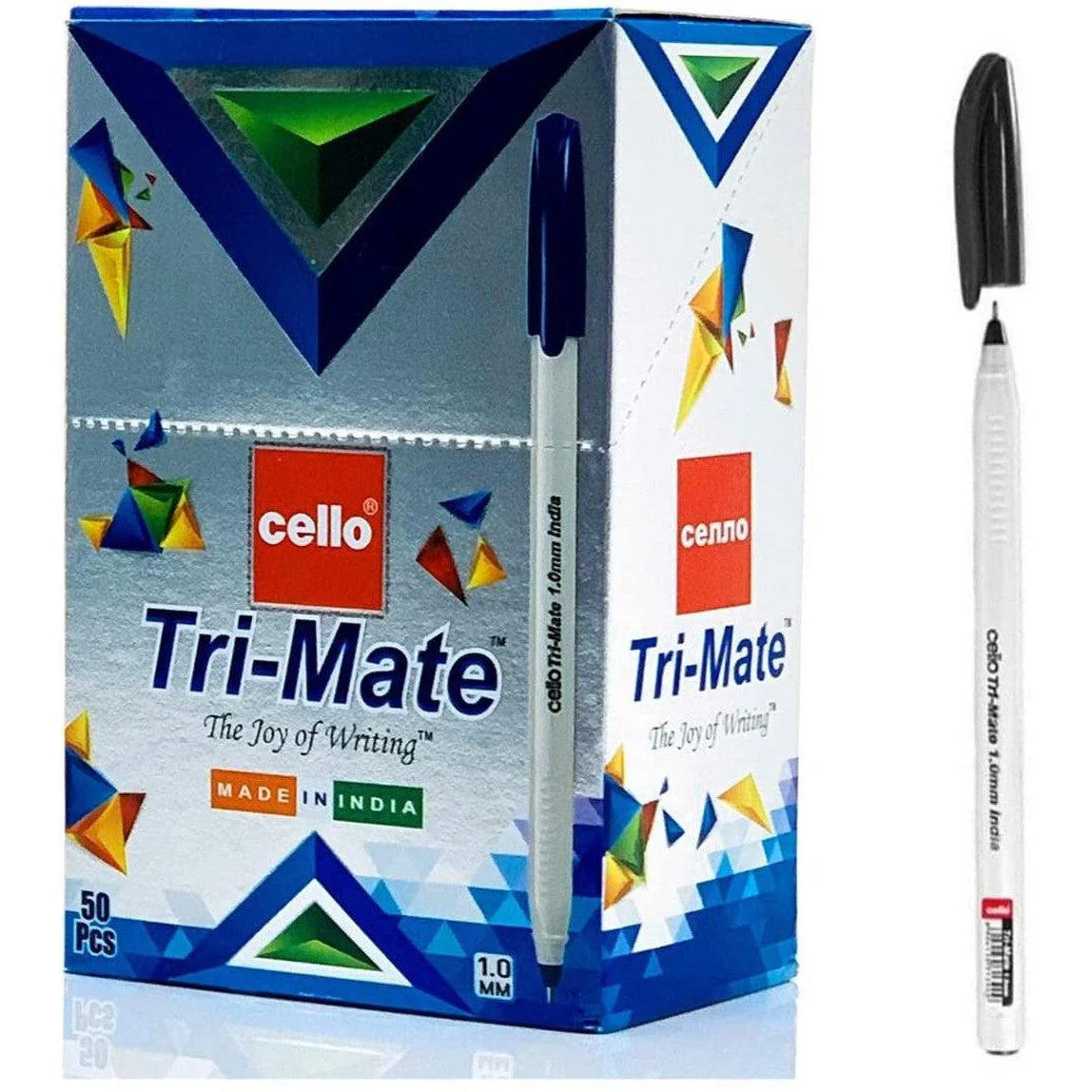 Cello Tri-Mate Pen 1.0Mm - 50 Pcs - Image 2
