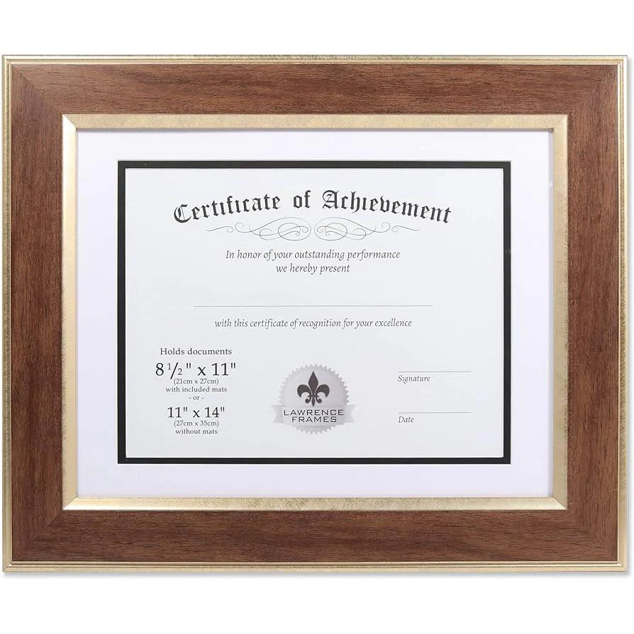 Certificate Frame Wooden - Walnut - Image 3