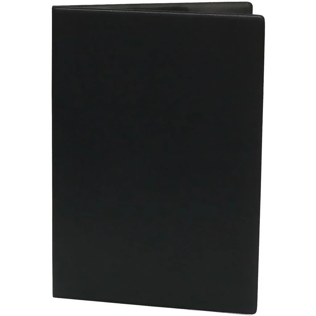 Certificate Holder Foam Leather/PVC Frame - Black Color