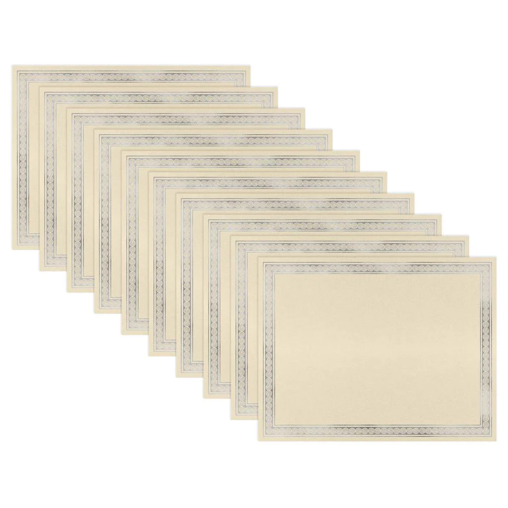 Certificate Paper - Beige/Silver - Image 3