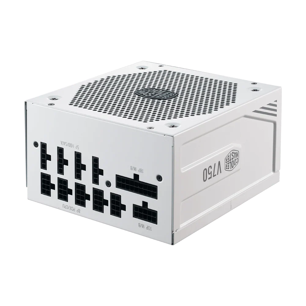 Cooler Master V750 750W V2 80 Plus Gold Full Modular Power Supply - White - Image 3