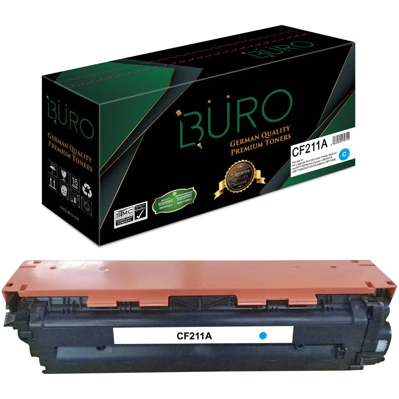 Buro Compatible Hp 125A Cb543A 128A Ce323A 131A Cf213A Magenta