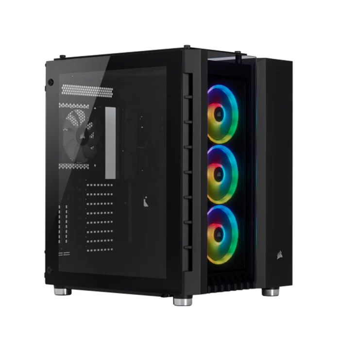 Corsair Crystal Series 680X Rgb Mid Tower Case Black - Image 3