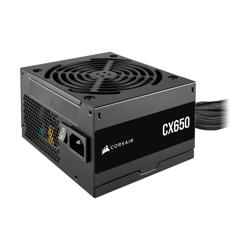 Corsair Cx Series Cx650 650 Watt 80 Plus Bronze Atx Power Supply (Uk) Black - Image 2