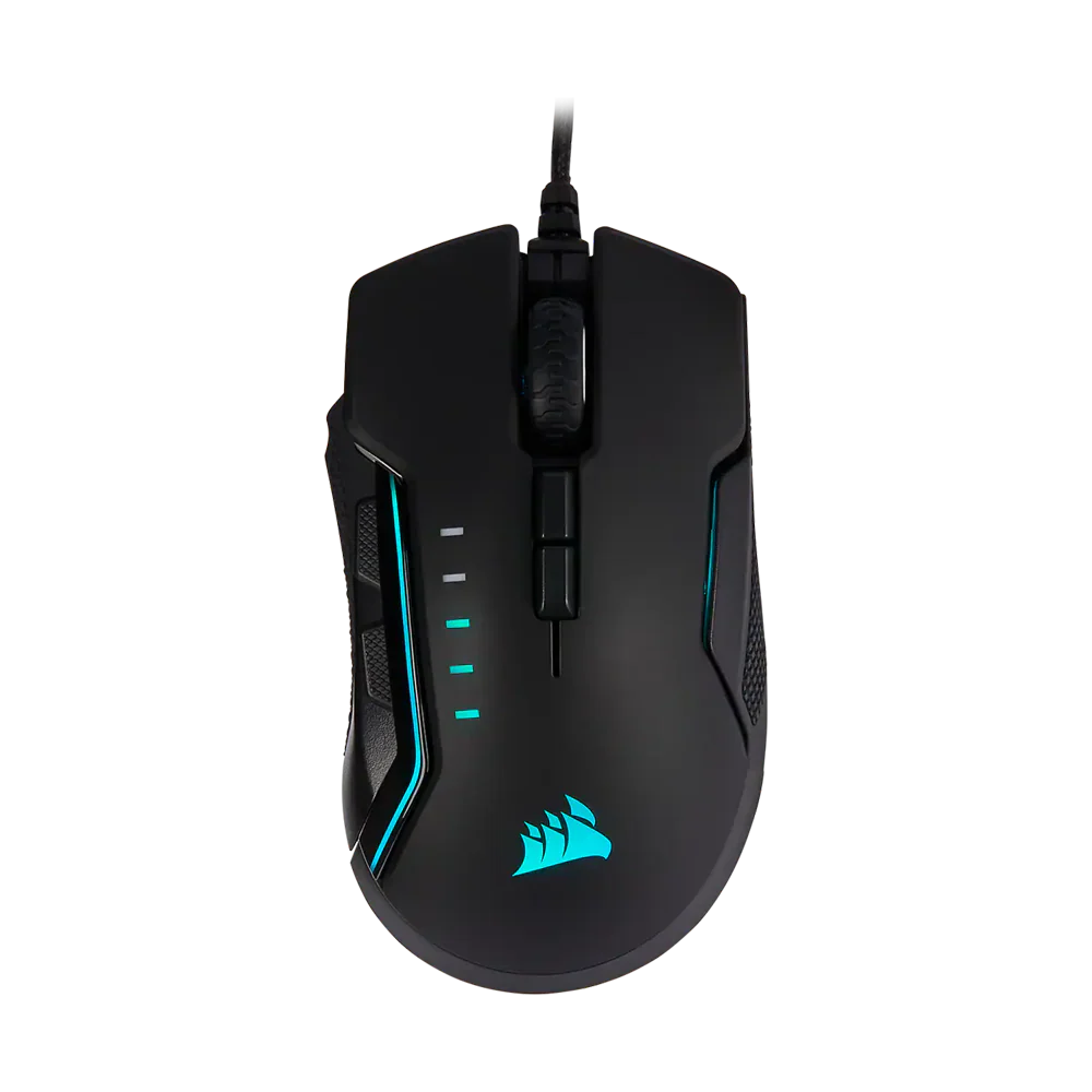 Corsair Glaive Pro Rgb Wired Gaming Mouse Aluminum Black - Image 2