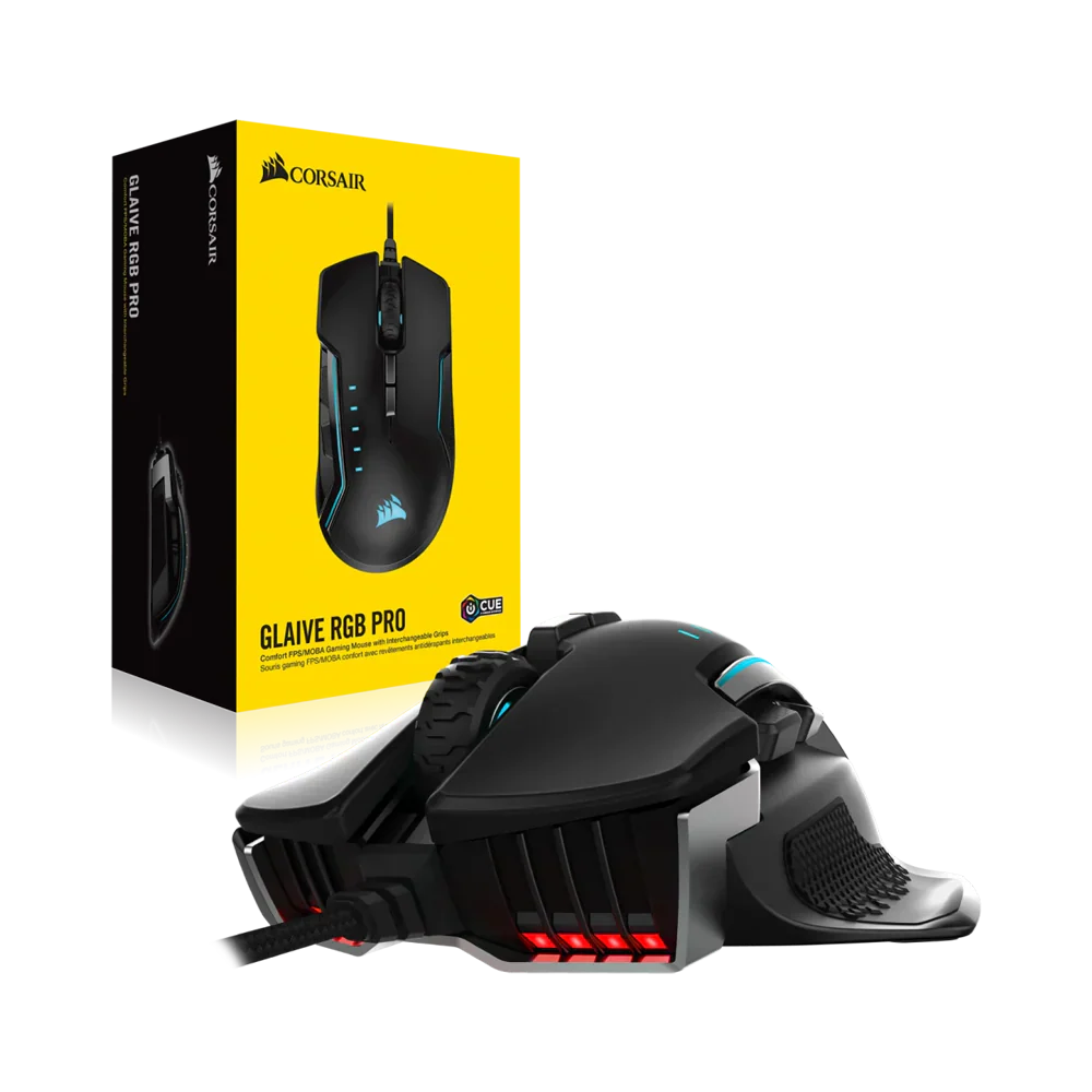Corsair Glaive Rgb Pro Wired Gaming Mouse Black - Image 5