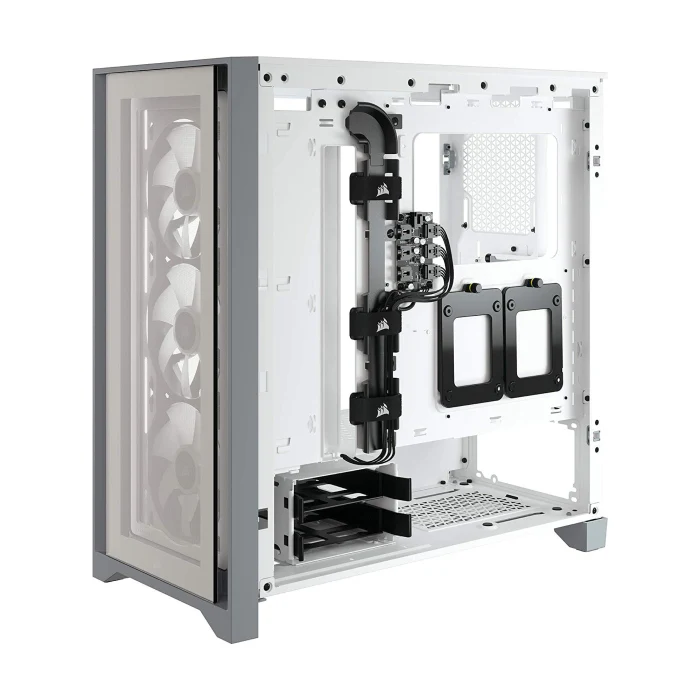 Corsair Icue 4000X Rgb Mid Tower Case White - Image 3