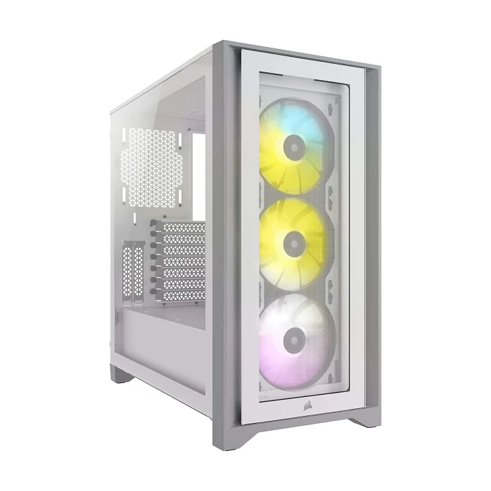 Corsair Icue 4000X Rgb Mid Tower Case White - Image 5