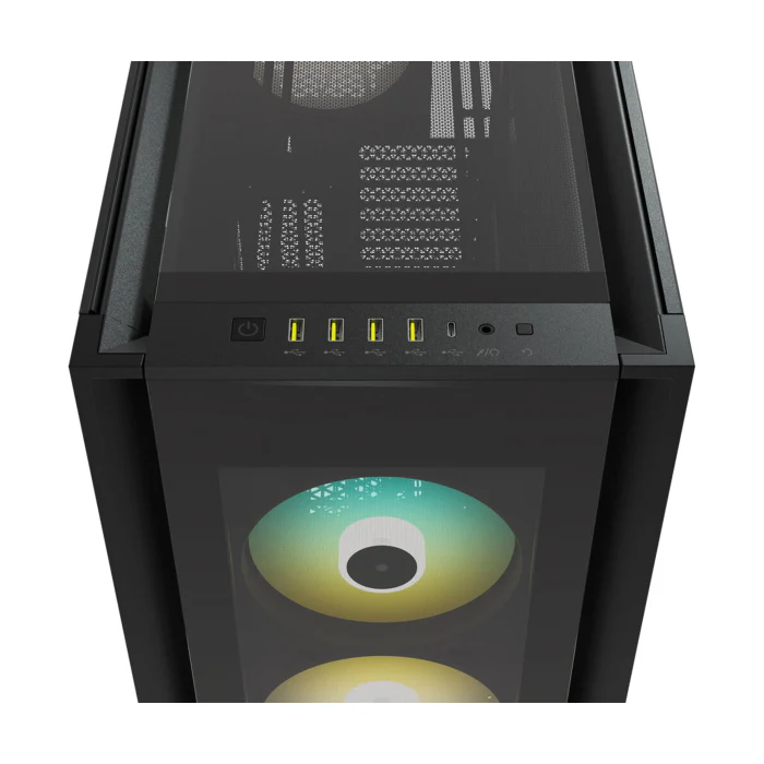 Corsair Icue 7000X Rgb Tempered Glass Full Tower Atx Case Black - Image 3