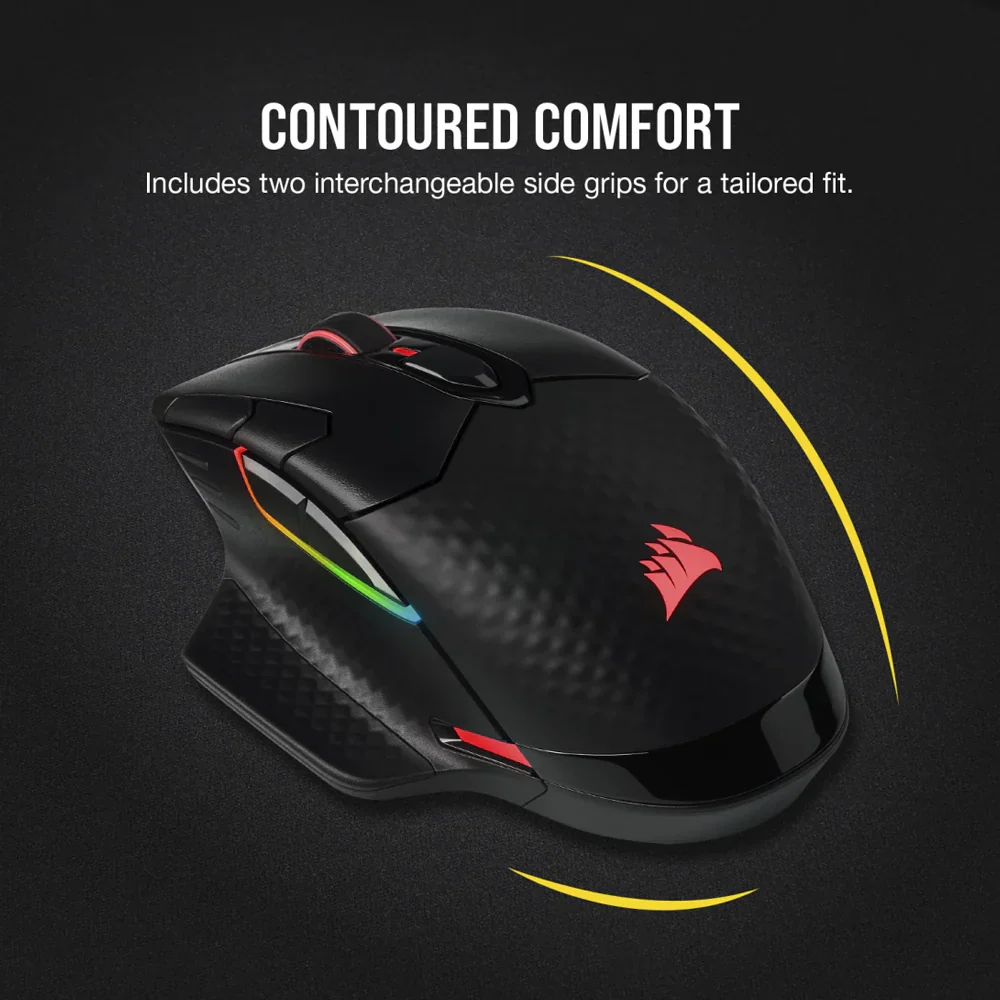 Corsair Icue Dark Core Pro Rgb Wireless Gaming Mouse Black - Image 5
