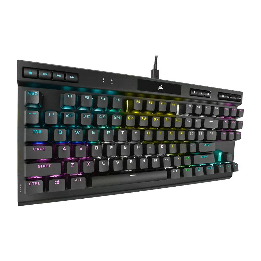 Corsair Icue K70 Rgb Wired Tkl Champion Series Mechanical Gaming Keyboard - Black - Image 2
