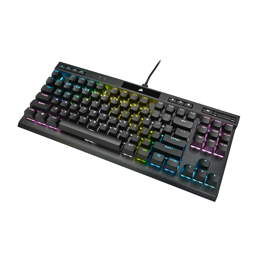 Corsair Icue K70 Rgb Wired Tkl Champion Series Mechanical Gaming Keyboard - Black - Image 3