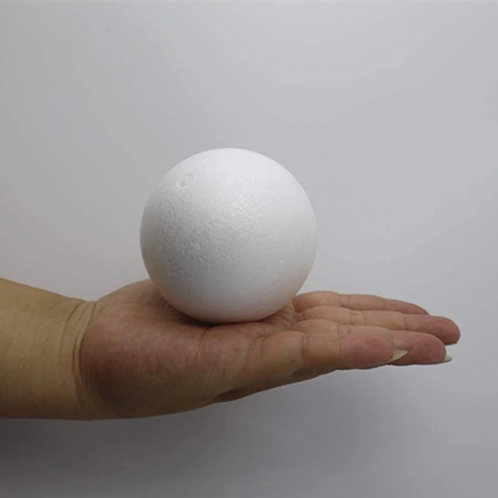 Craft Foam Balls for School Project, Weddings, Christmas, Home Decoration White - 15 Pack - Image 3