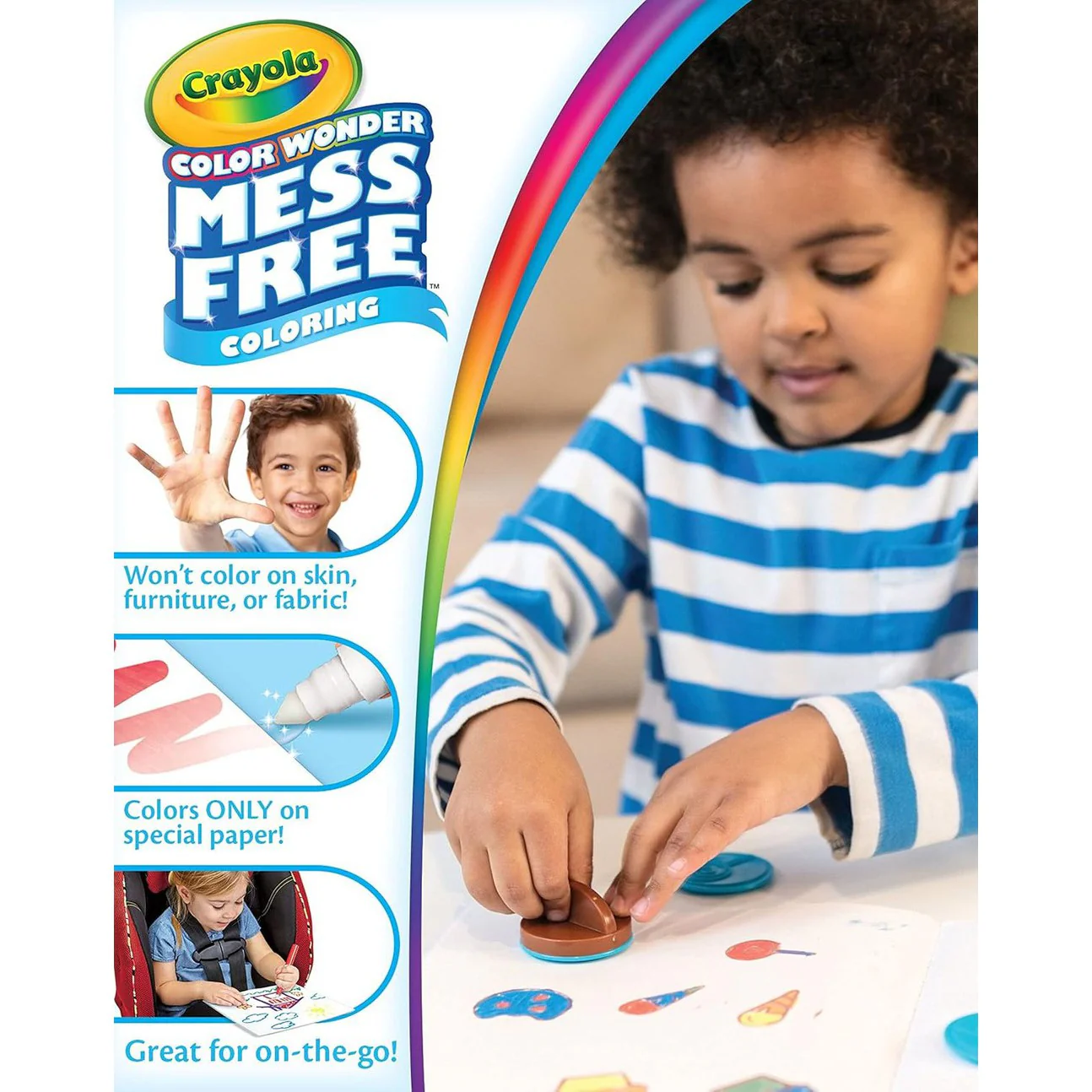 Crayola Kids Stamp, Coloring Pen And Paper - Image 4