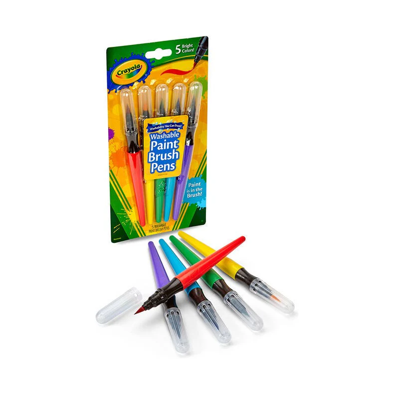 Crayola PROJECT 5 CT PAINT BRUSH PENS - Image 4