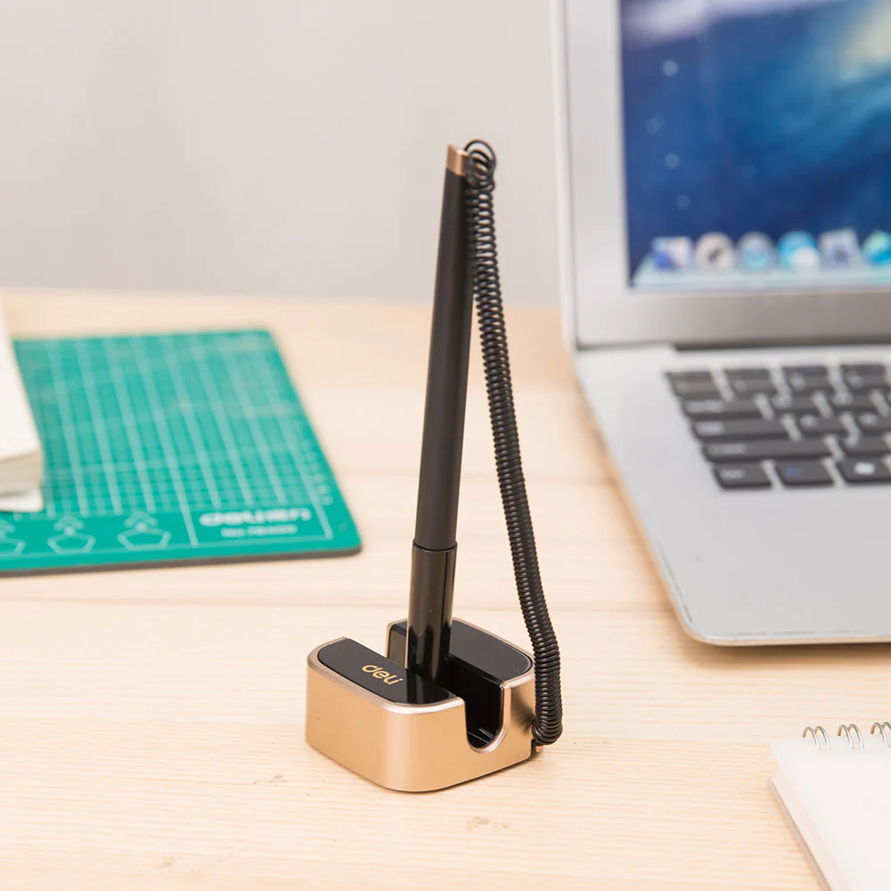 Deli Desk Fix Counter Pen E6797 0.7mm Blue - Image 5