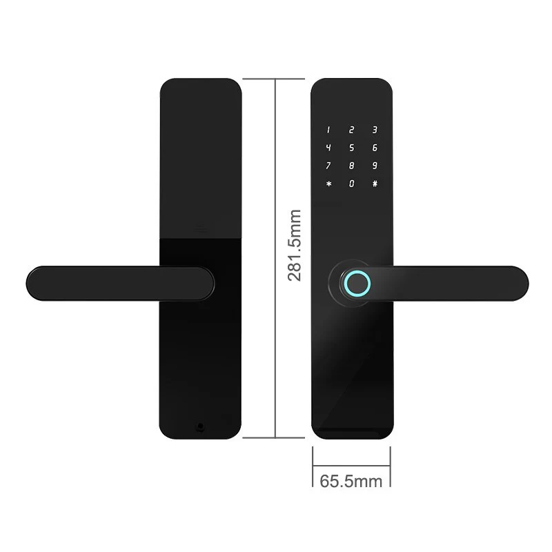 Door Lock Wooden-pvc Door TTLock-black - S07 - Image 5