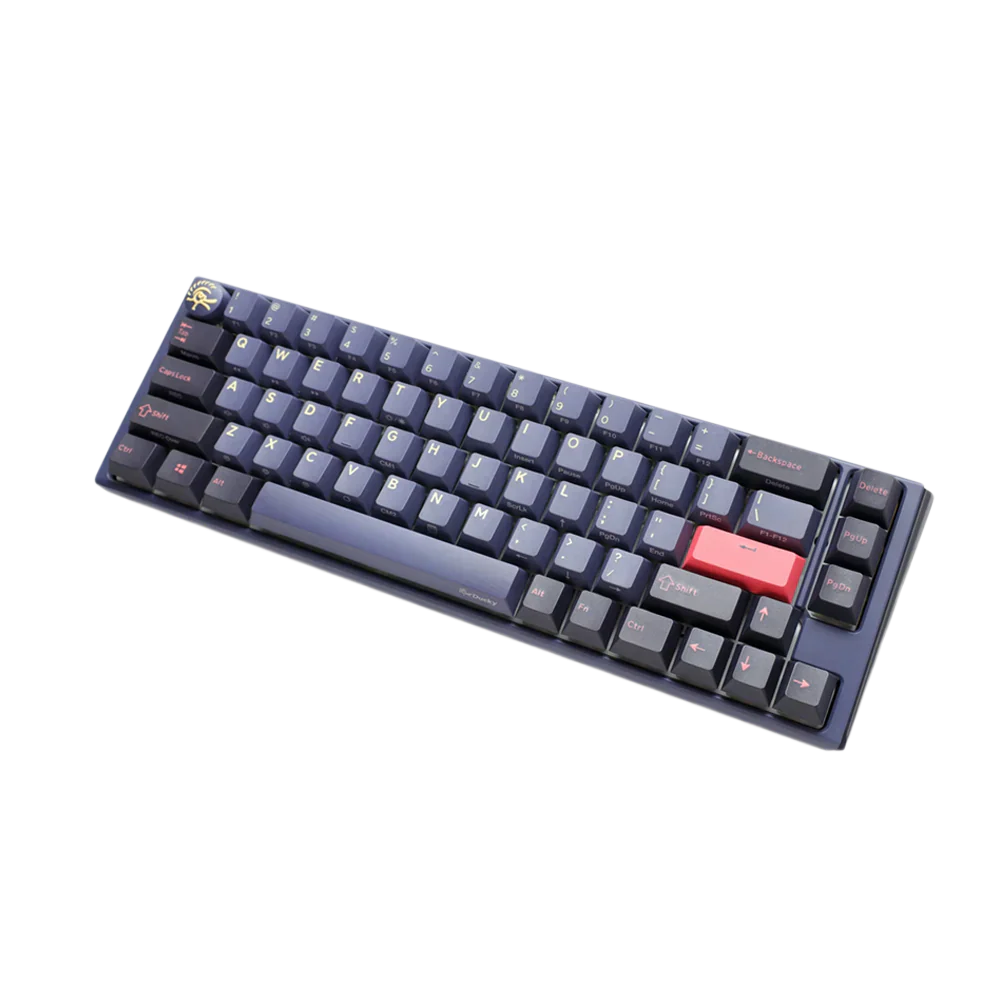 Ducky One 3 Sf Pbt Hot Swap Blue Switch Cherry Rgb Wired Mechanical Gaming Keyboard Arabic - Cosmic Blue - Image 2