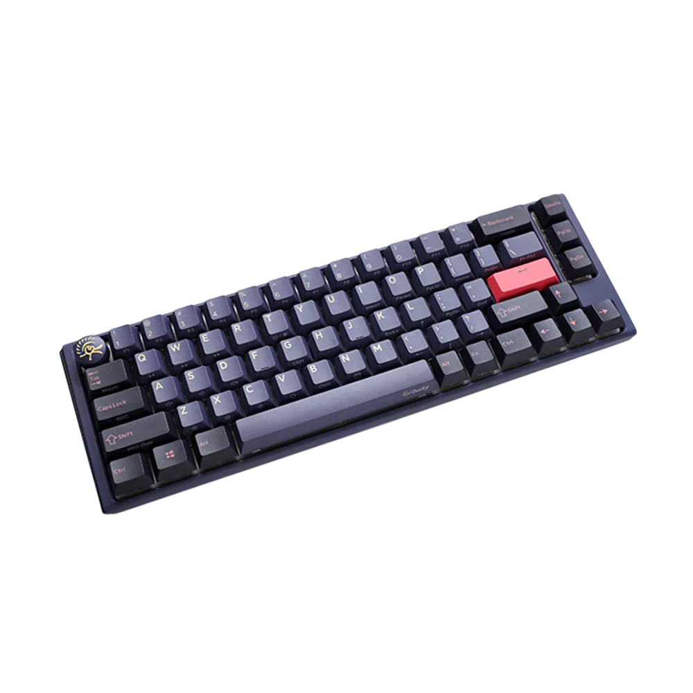 Ducky One 3 Sf Pbt Hot Swap Blue Switch Cherry Rgb Wired Mechanical Gaming Keyboard Arabic - Cosmic Blue - Image 3