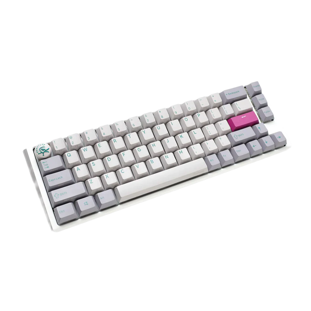 Ducky One 3 Sf Pbt Hot Swap Blue Switch Cherry Rgb Wired Mechanical Gaming Keyboard Arabic - Mist Grey - Image 2