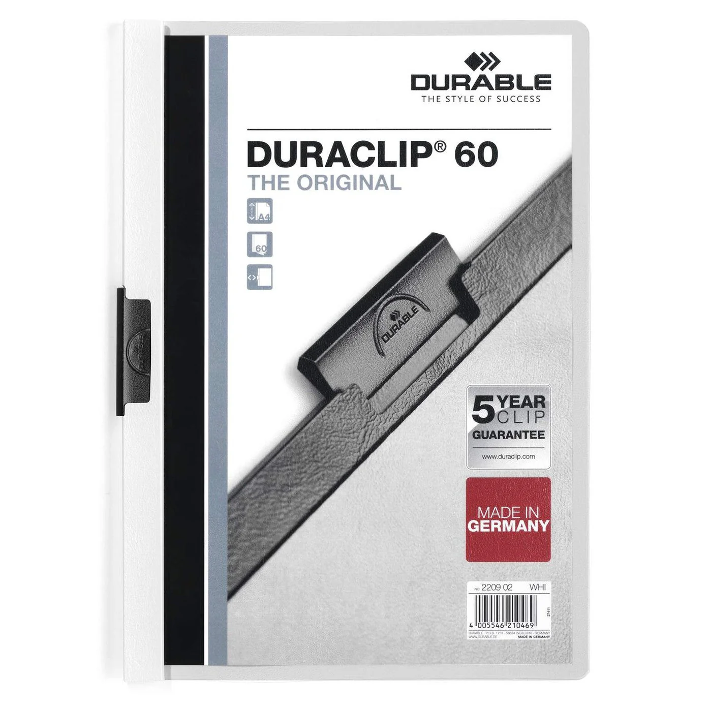 Durable Clip folder Duraclip 1-60 A4 Size - Image 6