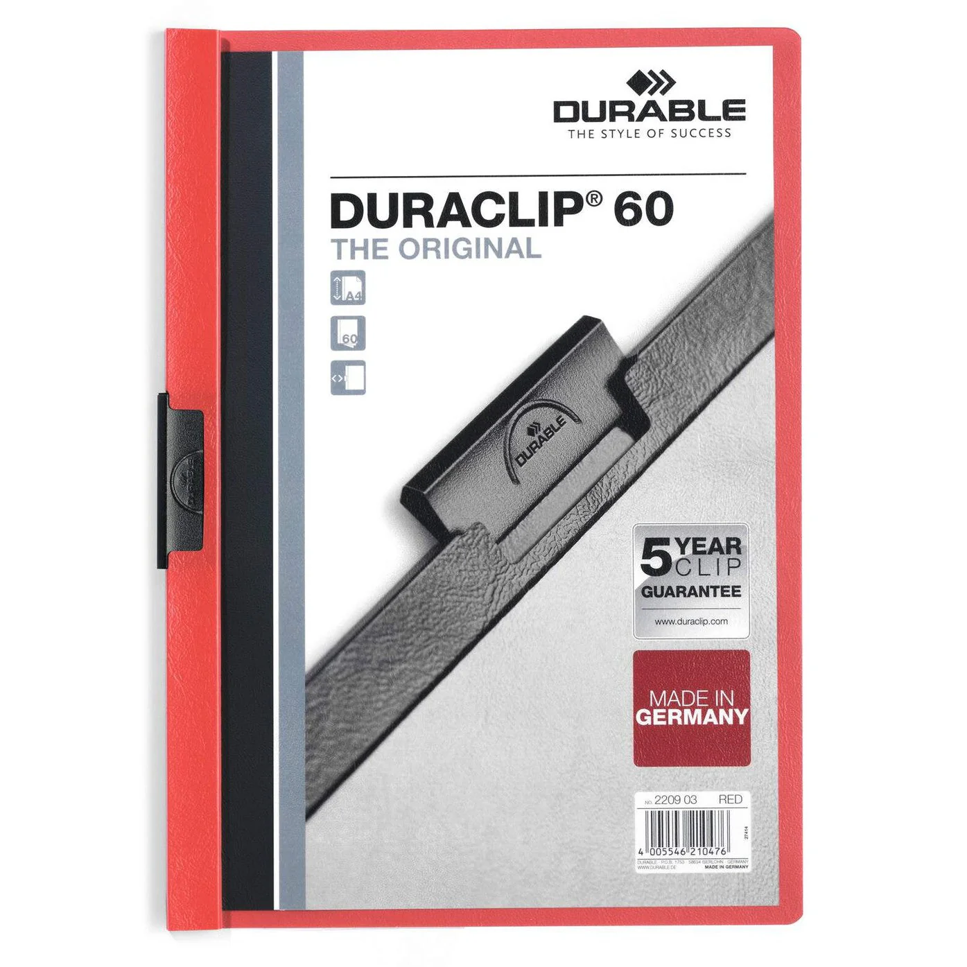Durable Clip folder Duraclip 1-60 A4 Size - Image 7