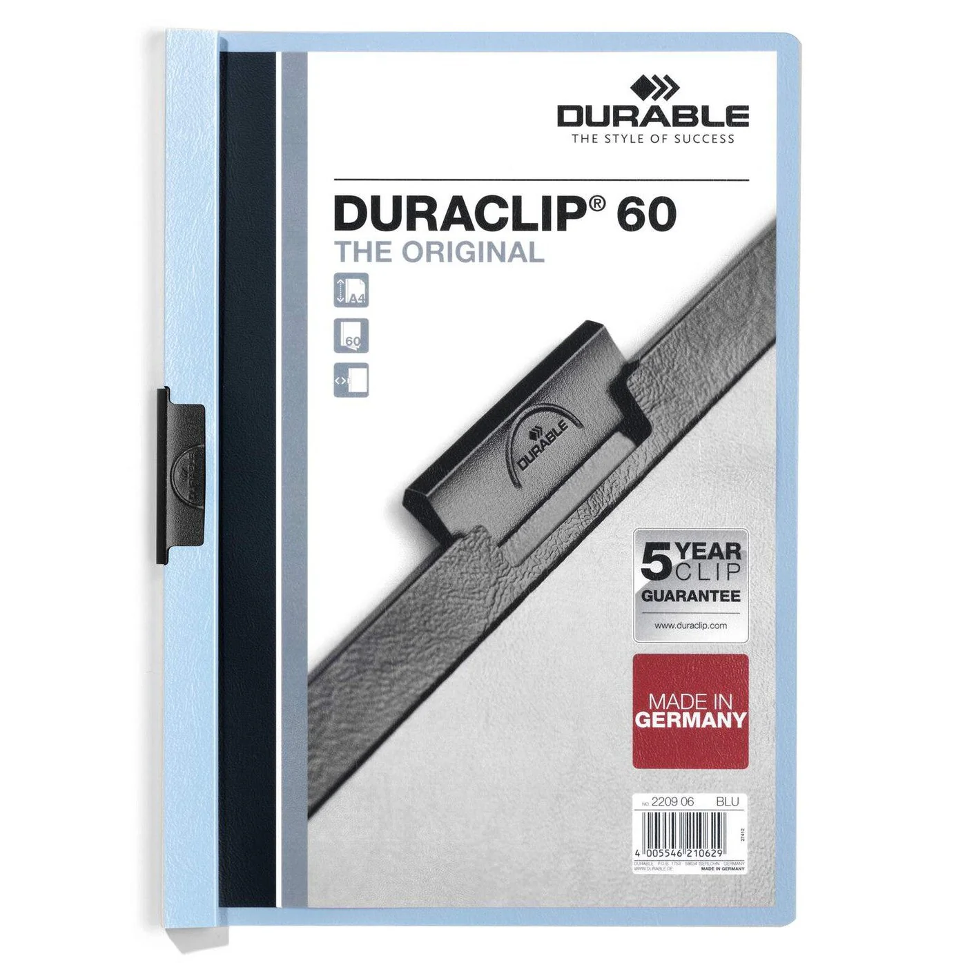 Durable Clip folder Duraclip 1-60 A4 Size - Image 8