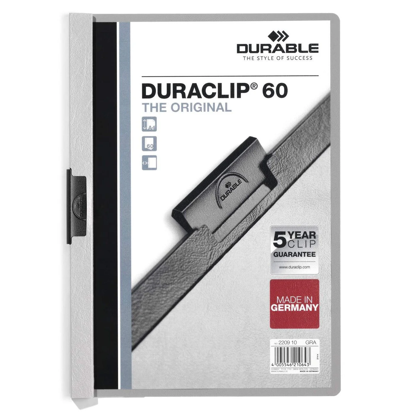 Durable Clip folder Duraclip 1-60 A4 Size - Image 9
