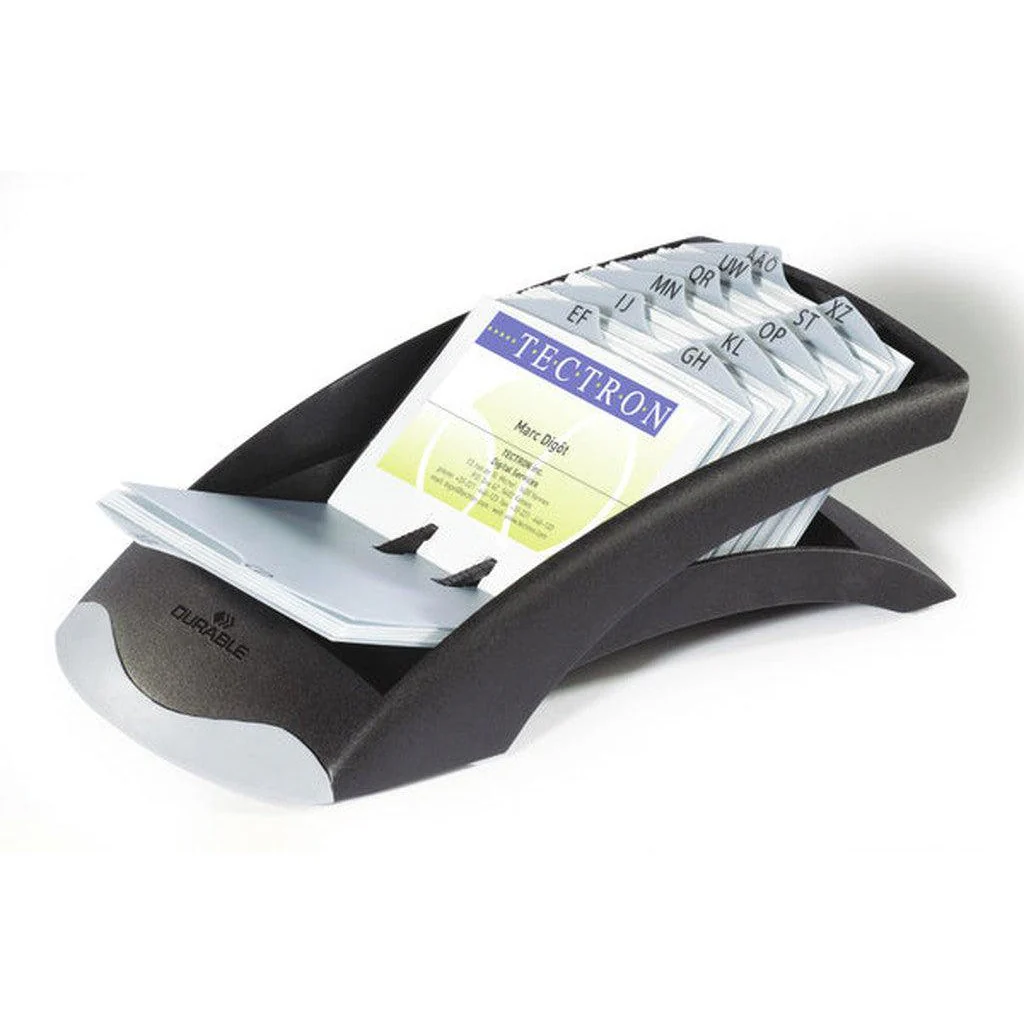 Durable Desk Visifix Buisness Card Index 2413 - Image 4