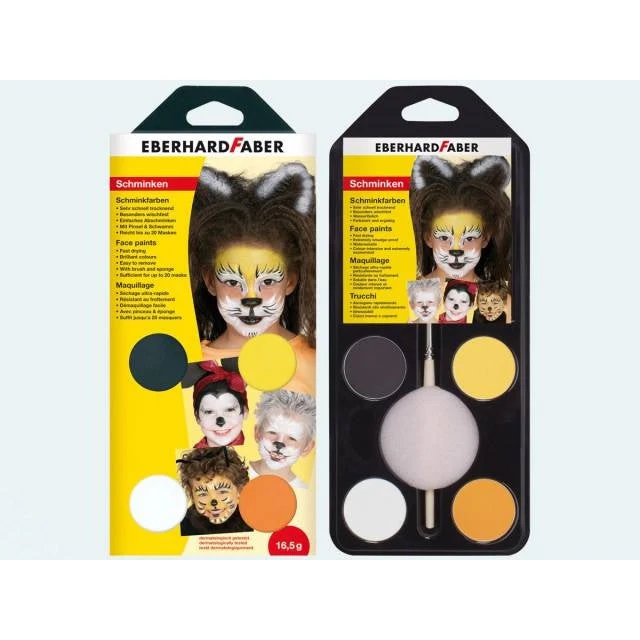 EBERHARD FABER Face paints set of 4 - Animals