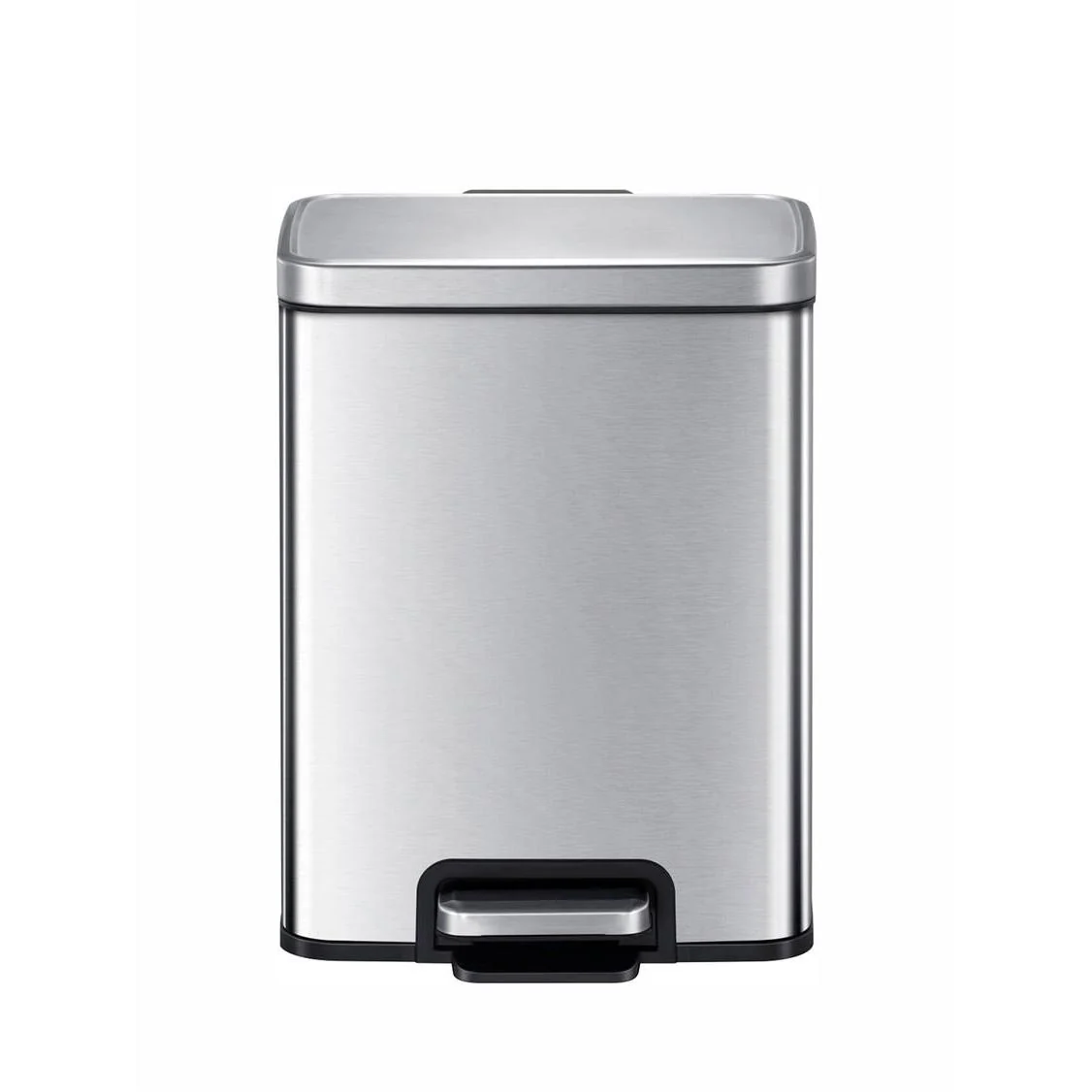 Eko 9361 Madison Stainless Steel Fingerprint Resistant Dustbin - 6 Liters - Image 3