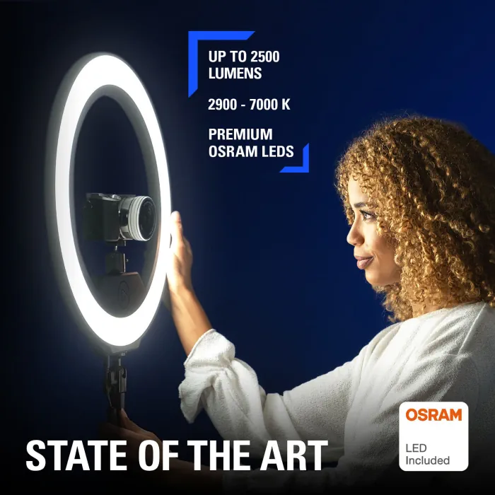 Elgato Ring Light Premium 2500 Lumens Light with Desk Clamp and Ball Mount - Image 4
