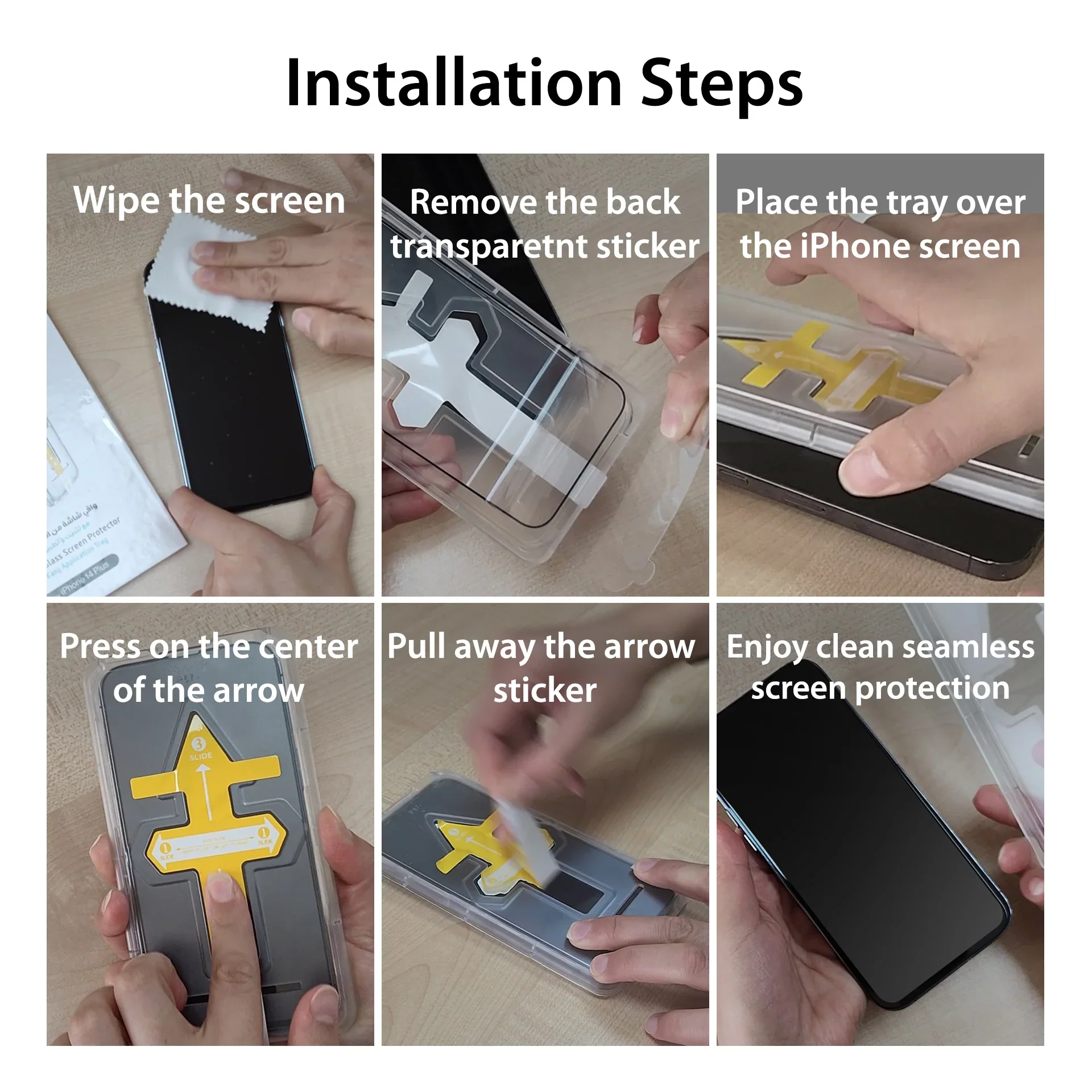 Engage Iphone 15Pro Tempered Glass Screen Protector W/ Applicator - Image 2
