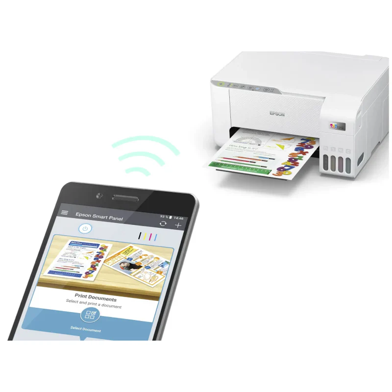 Epson EcoTank L3256 - 33ppm / 1200 DPI / USB / Wi-Fi - Inkjet Printer - Image 4