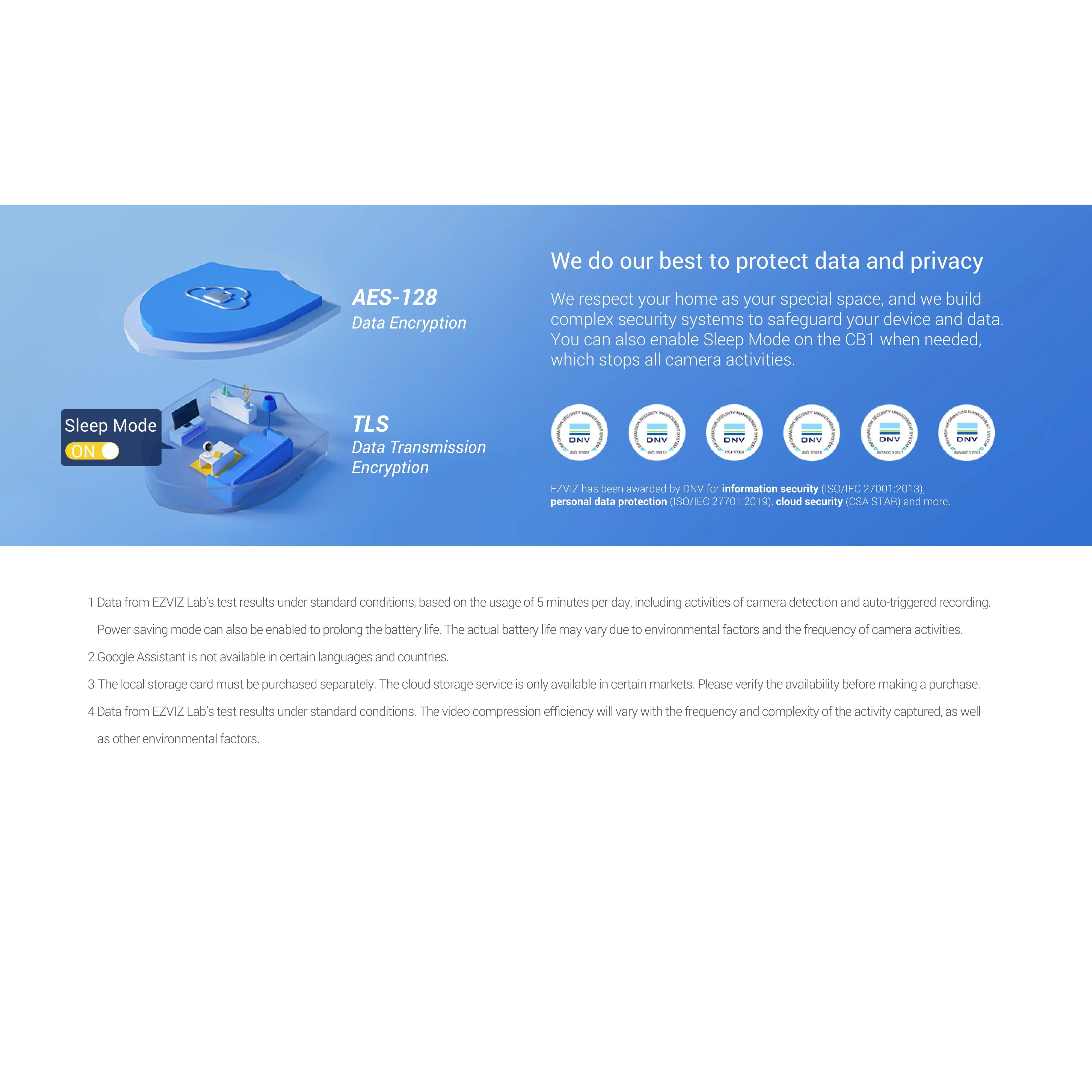 Ezviz CB1 Wi-Fi Smart Home Battery Camera - Image 9
